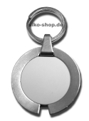 Abbildung eines Schlüsselanhängers eXis MIFARE® DESFire® 4K aus Edelstahl